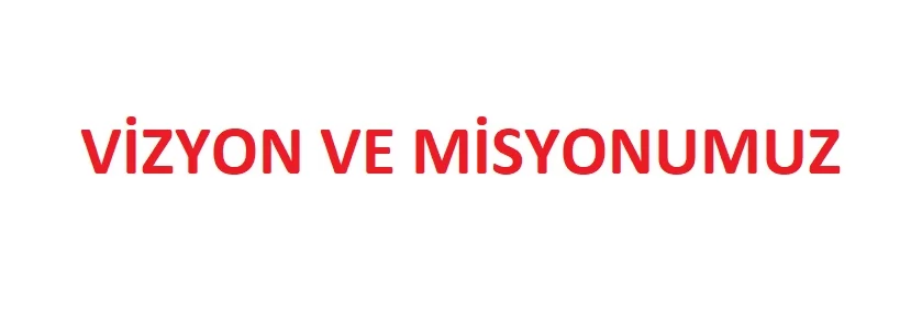 Vizyon ve Misyonumuz 